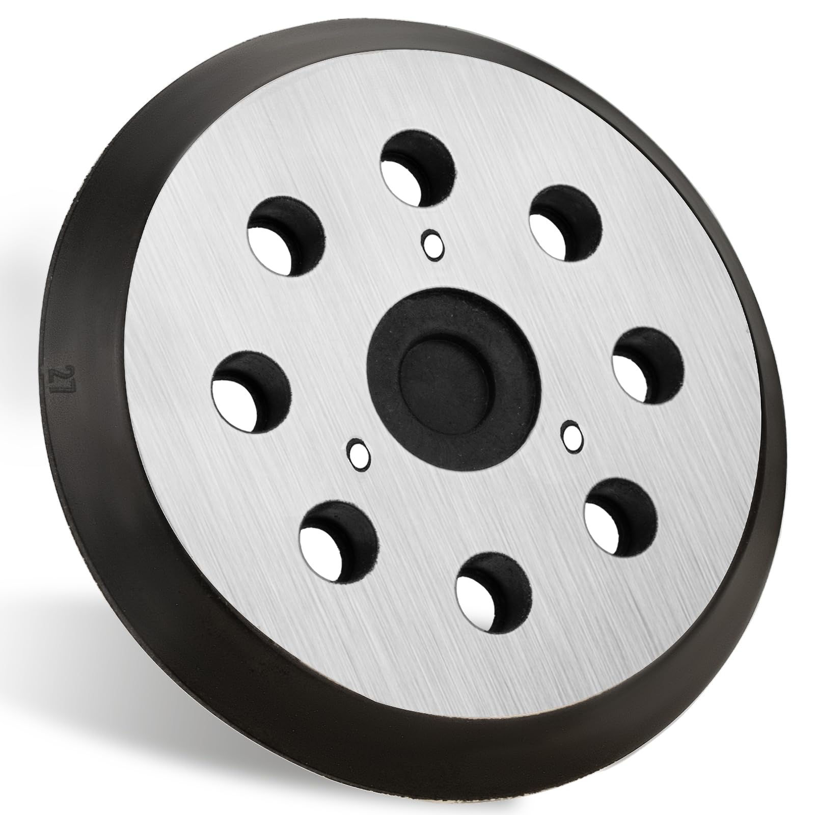Gnellkoor 5" 8 Hole Hook & Loop Orbital Sander Metal Pad Compatible with DeWalt DW420 DW421 DW422 DW423 DW426 D26451 Random Orbital Sander Replacement