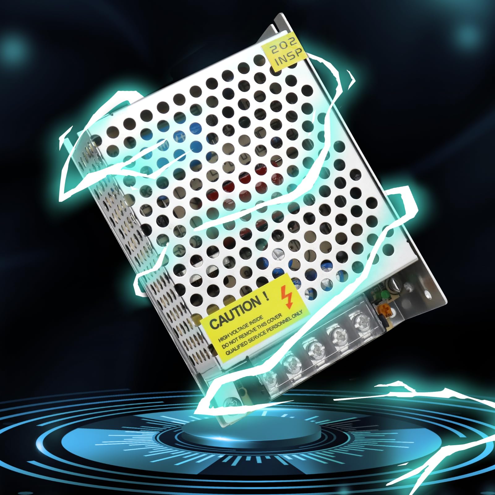 LightingWill 24V Power Supply 2.5A 60W Universal Regulated Switching, Converter AC 110/220V to DC 24 Volt LED Power Adapter, Transformer, Driver for CCTV, LED Strip light, Radio, Computer Project