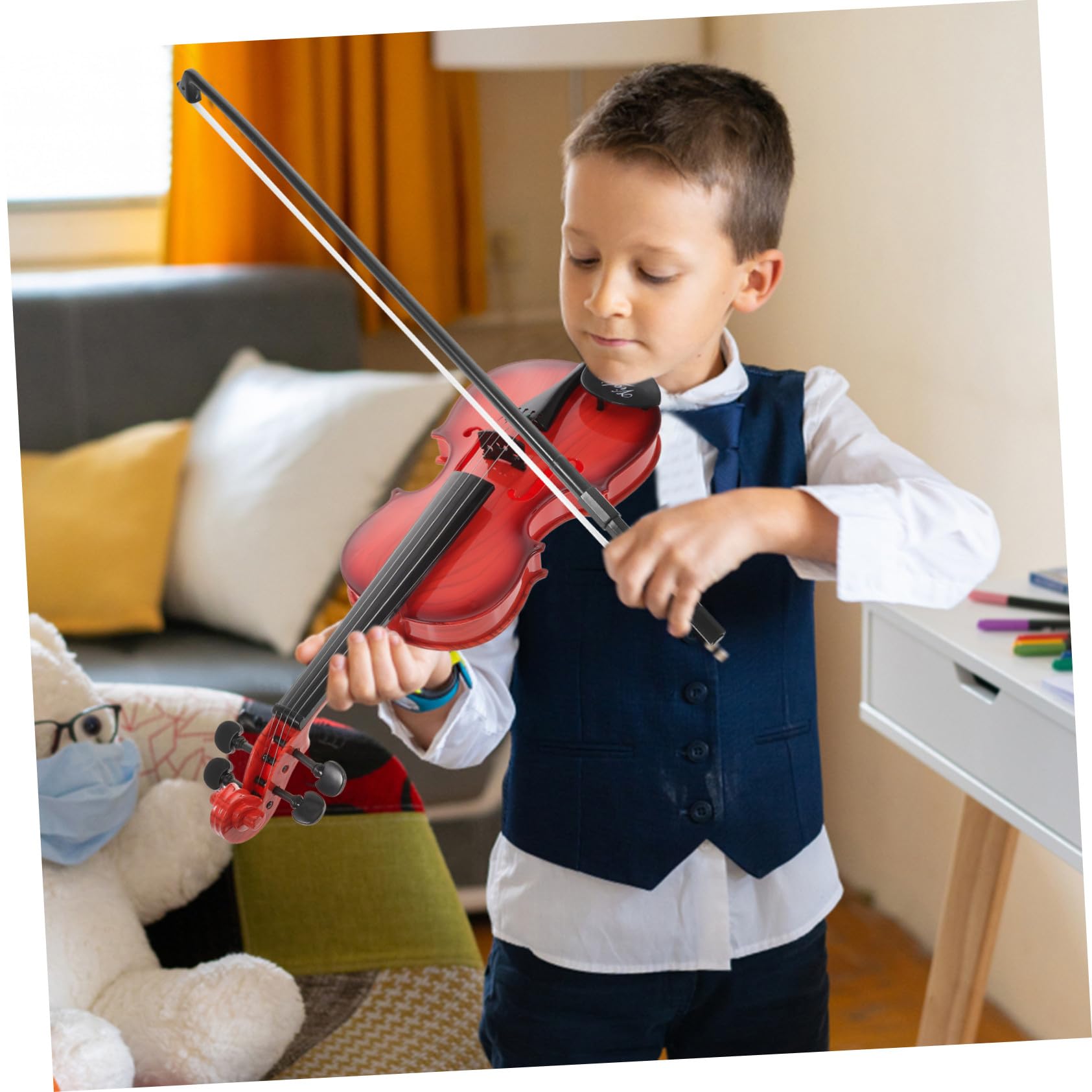 Mini Violino Giocattolo Musicale per Bambini in Plastica | Violino per Bambini, Violino Musicale Giocattolo per Istruzione, Back To School Party