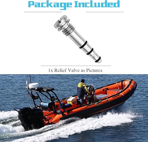 Miniatura 6 de Válvula de liberación manual de inclinación de acero inoxidable Mercury Power Trim para motores fueraborda de 2 y 4 tiempos con inclinación integral