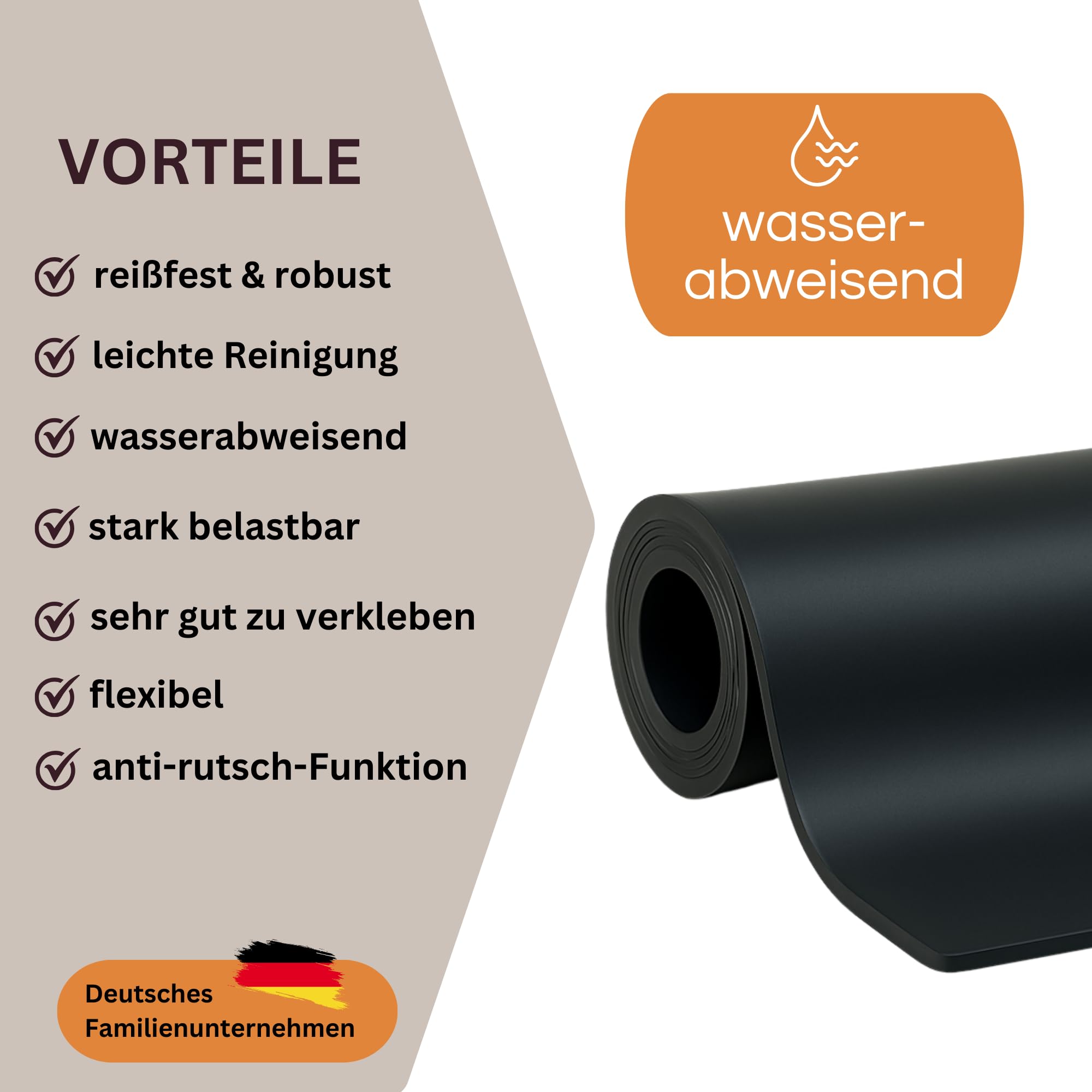 sarian Gummistreifen 150mm 15cm BREIT - WÄHLE STÄRKE: 3mm, 5mm, 8mm, 10mm - WÄHLE LÄNGE: bis 10m METER Gummileiste Gummimatte Meterware Gummiunterlage Gummidichtung