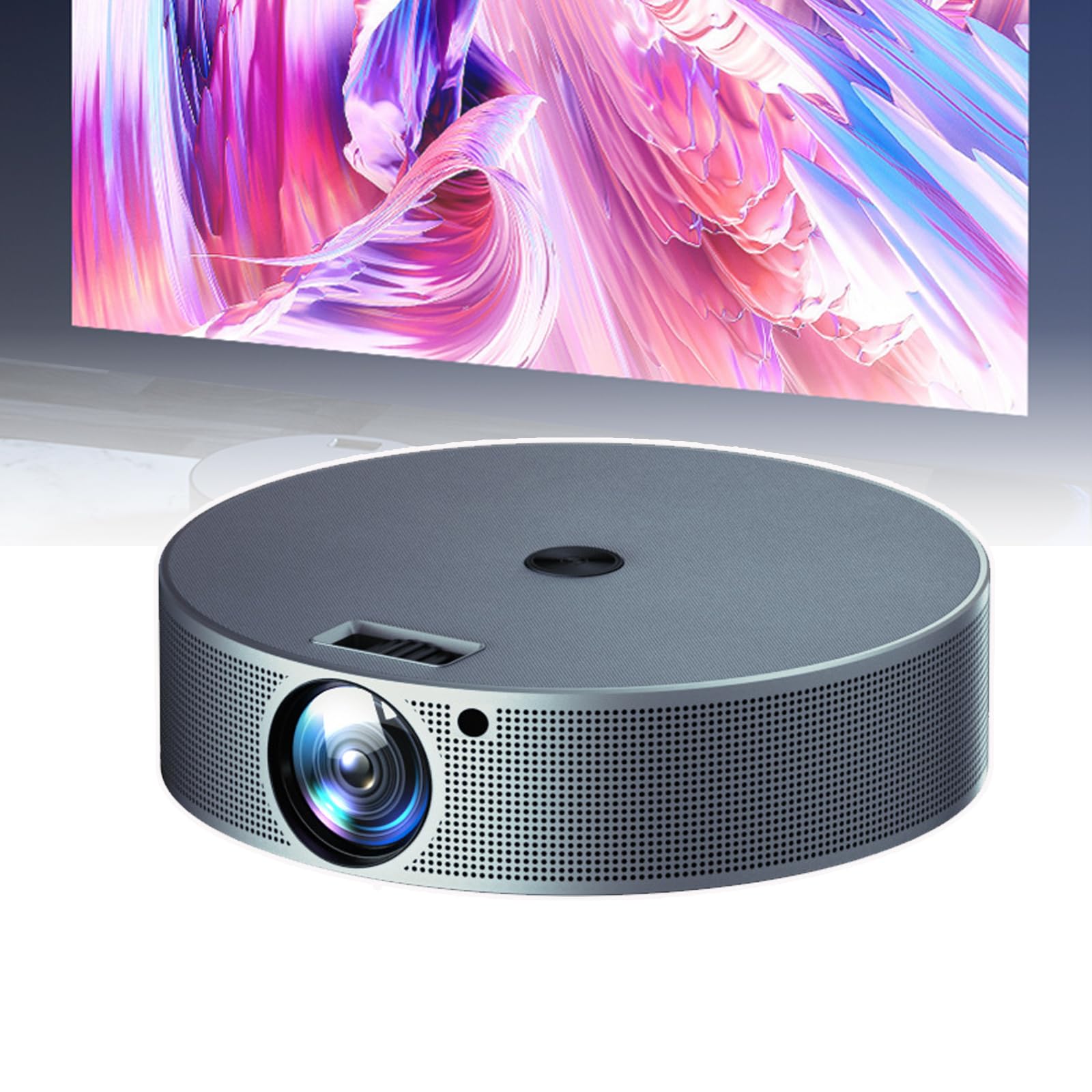 Projecteurs domestiques 4K WiFi 1080p avec télécommande vocale AI et faible bruit