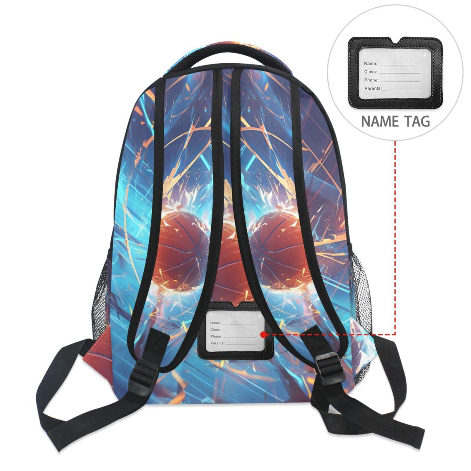 Potenza Spinning Basket Zaino per Bambini Studente Scolastico Zaino da Bookbag Borsa Del Libro per Viaggio Teenager Ragazze Ragazzi Capretto