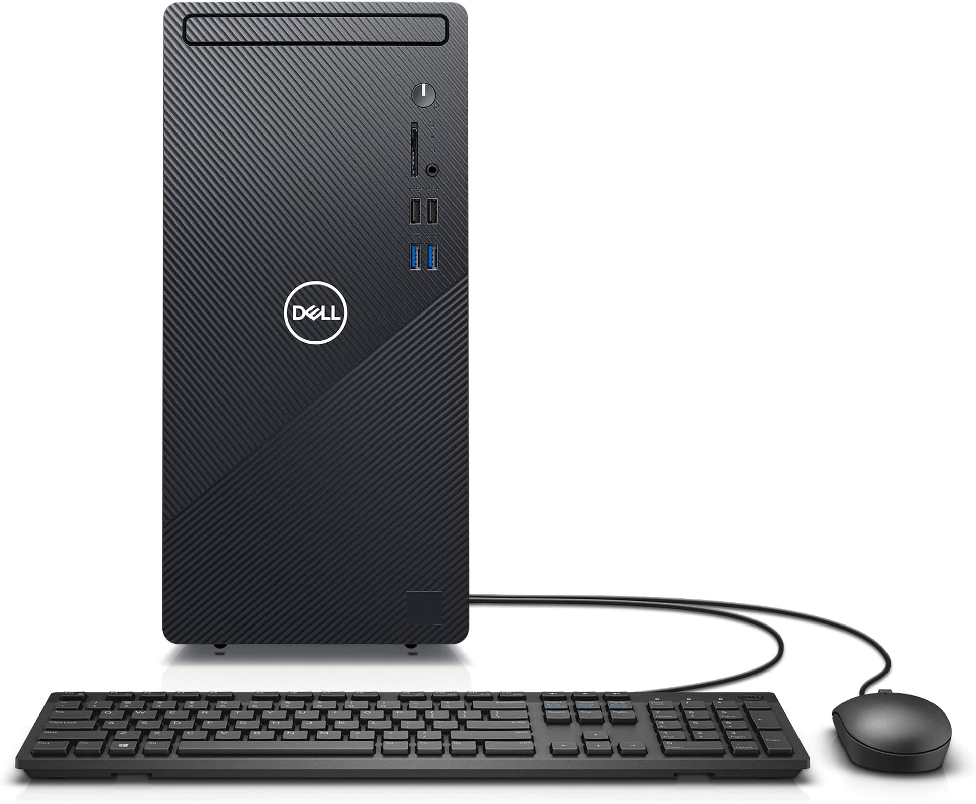 Inspiron 3880 Desktop Computer - Intel Core i5 10th Gen, 12GB Memory, 512GB Solid State Drive, Windows 10 Pro, 2 Year On-Site (Latest Model) - Black