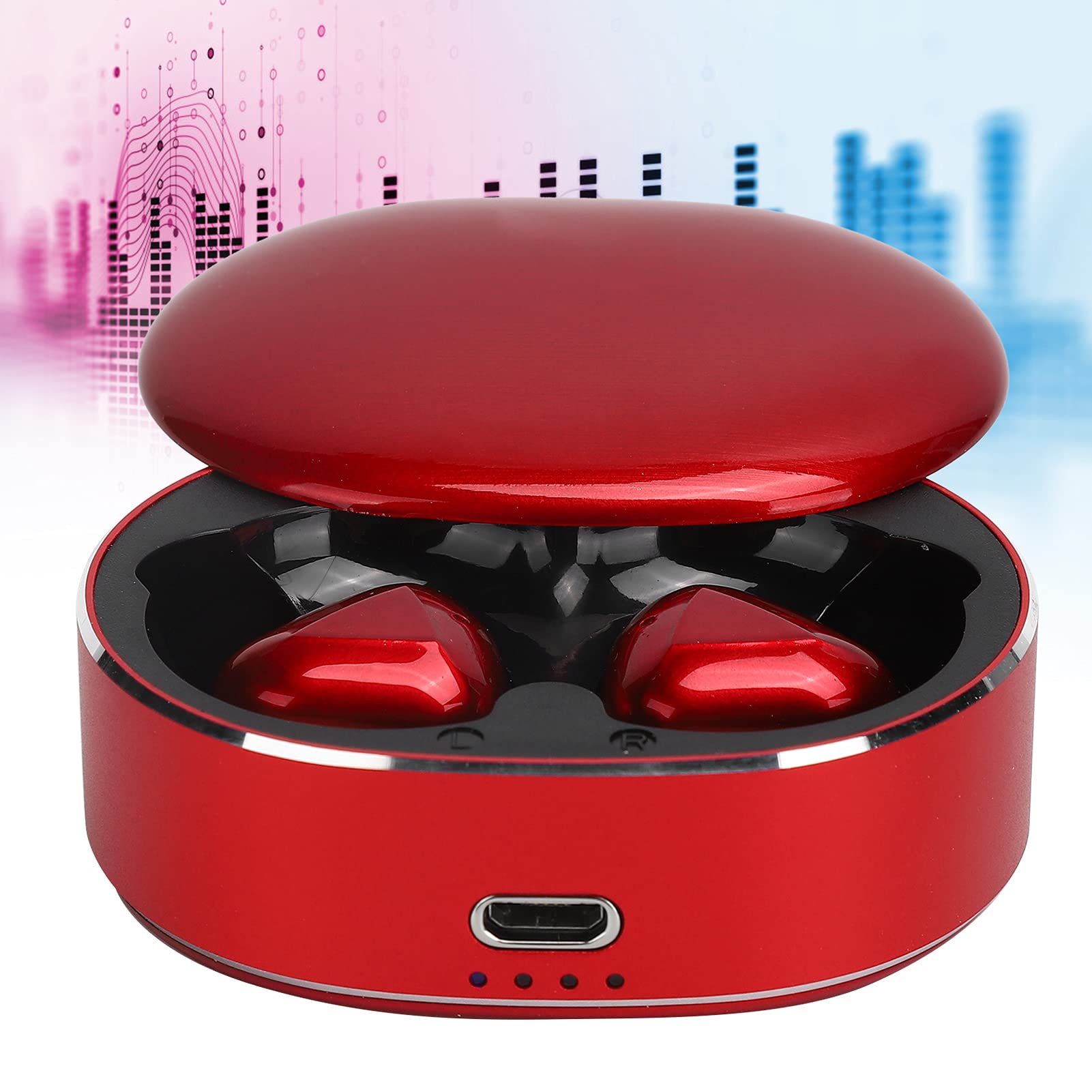 Cocoarm T50 Wireless Bluetooth Earphone, 65.6ft Range (Rouge)