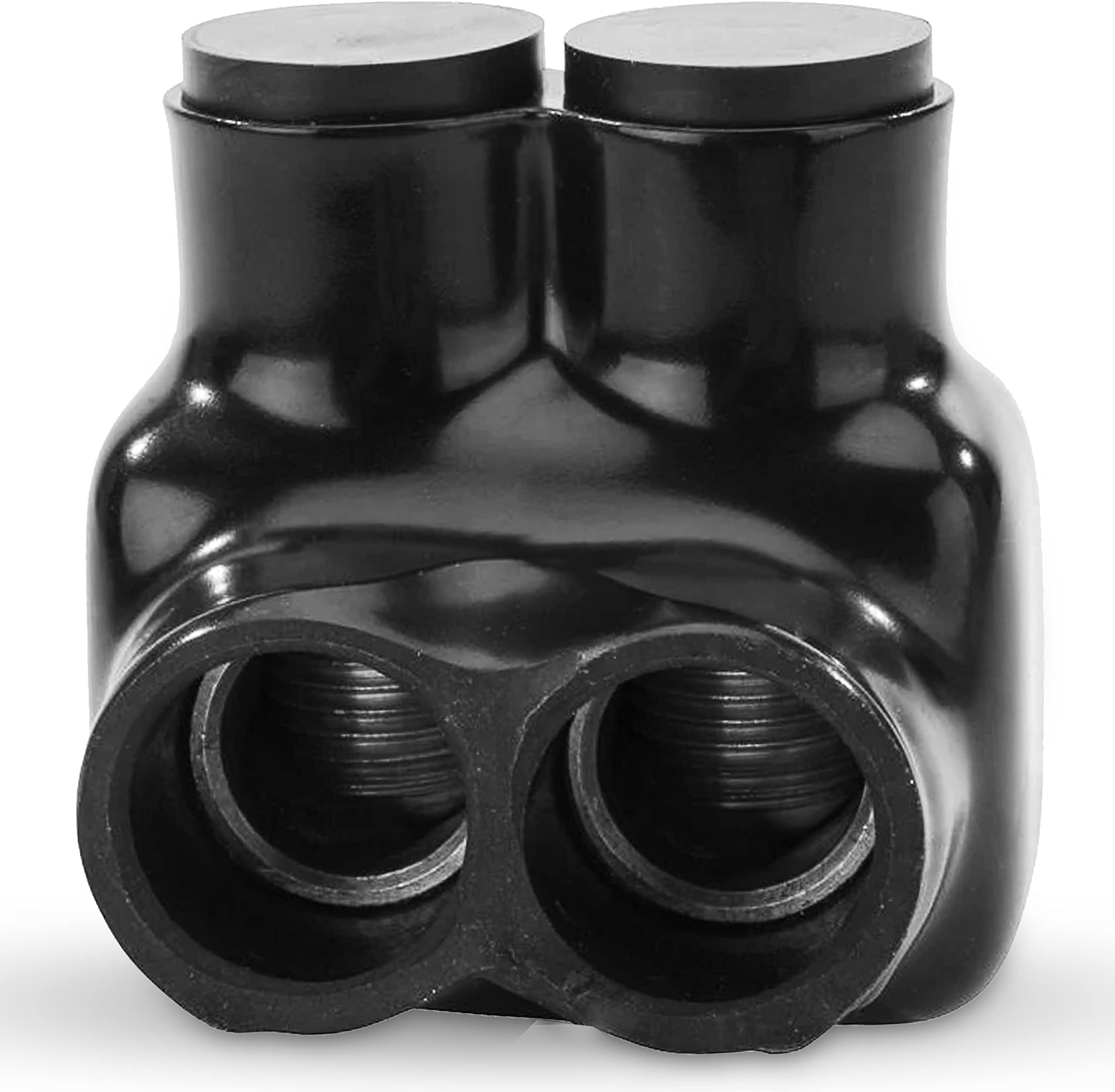 OHLECTRICInsulated Wire Connector 2 Port Dual Side Entry for 250-6 Wire Range Lugs with 5/16 Hex Screw, Pre-Filled with Oxide Inhibitor - Wire Connectors, Electrical Connectors, Wire Tap
