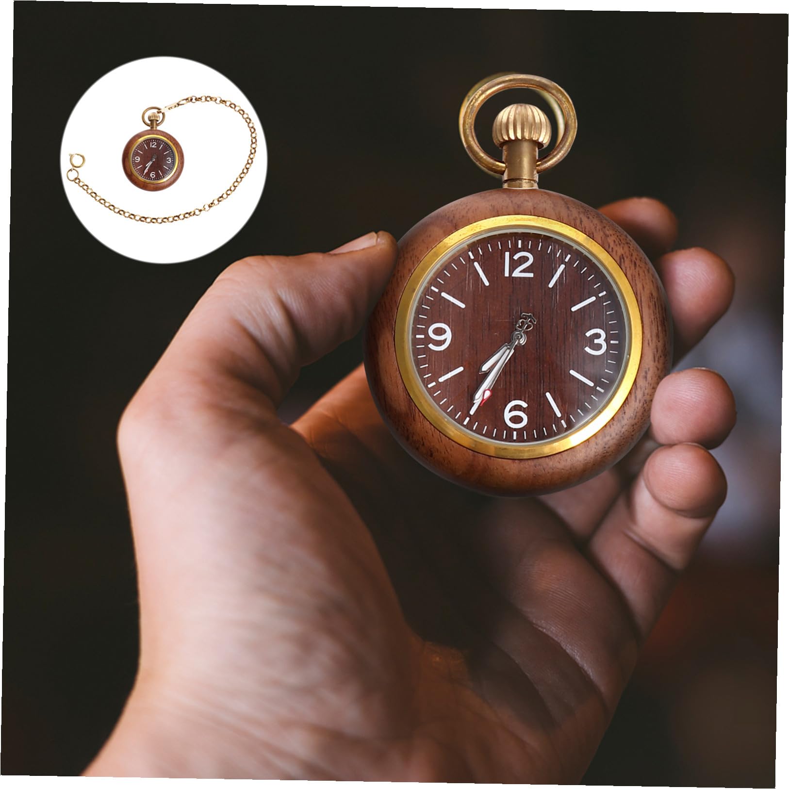 Ipetboom Reloj de Bolsillo Mecánico Vintage Collar de Aleación y Vidrio, Diseño Clásico Preciso para Uso Diario y Obsequio Especial Varios Estilos