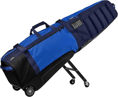 Sun Mountain ClubGlider Meridian Golf Travel Bag - 4-Wheel Rolling System, Extendable & Retractable Legs for Easy Transport, Effortless Travel &