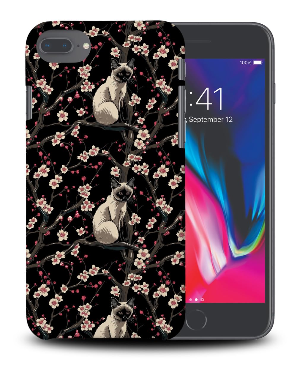 Cute Snowshoe Kitten CAT Feline Pattern #A2#5 Polycarbonate Phone CASE Cover for Apple iPhone SE 3 (2022)