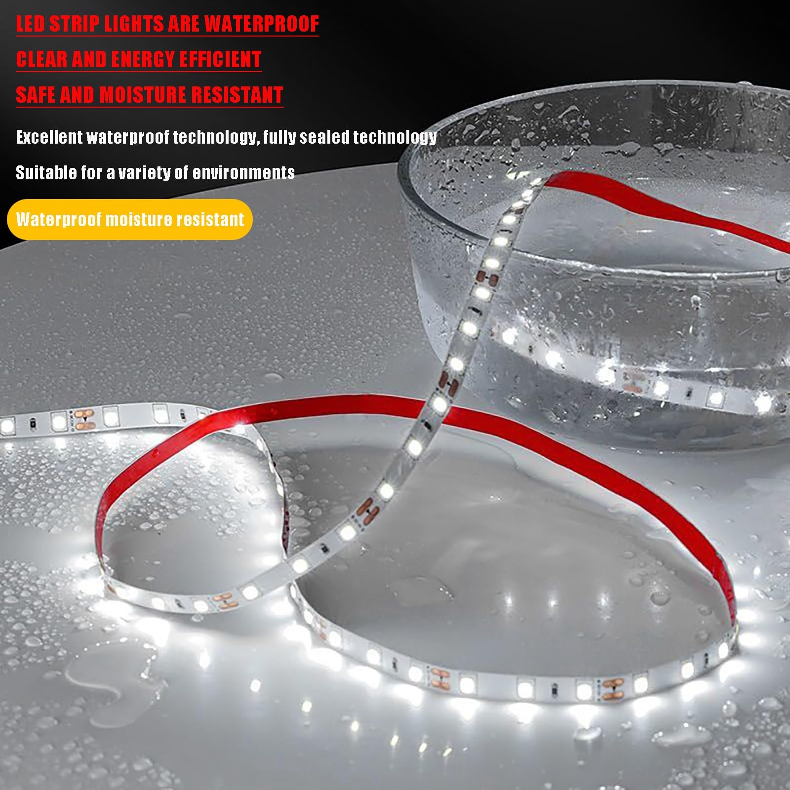 Okrągłe lustro łazienkowe LED z białą ramą, 3-kolorowa ściemnialna lampa z funkcją przeciwmgielną | Podświetlane lustro do makijażu montowane na ścianie, 50 cm/19,7 cala, do łazienki i toale