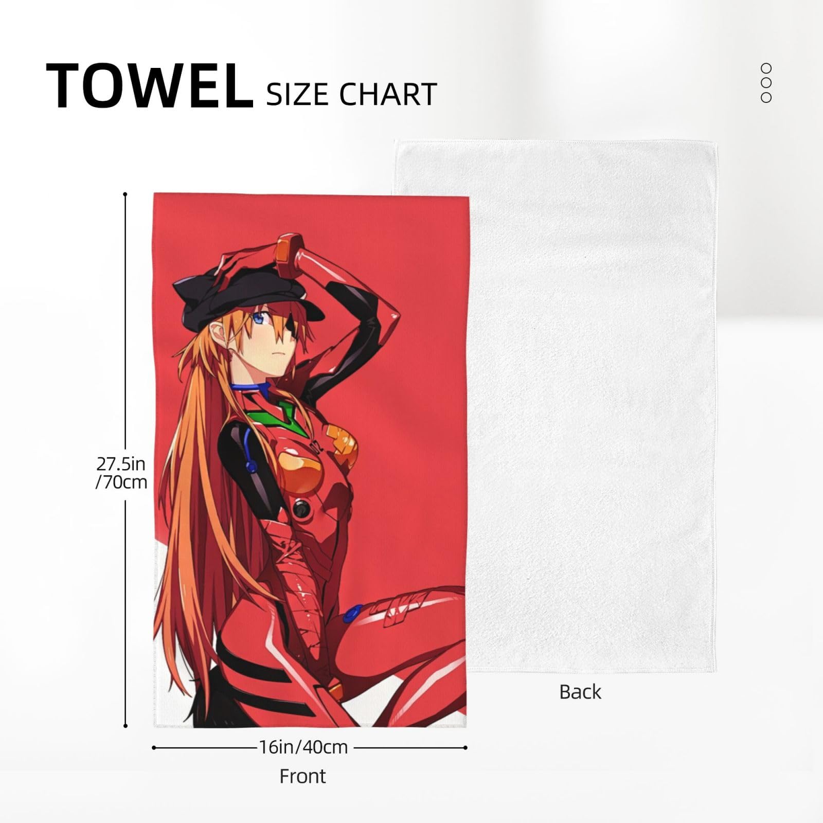Amazon｜新世紀エヴァンゲリオン アスカ Eva バスタオル ビーチタオル