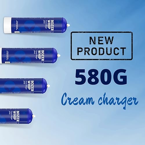 Miniatura 5 de Cargadores de crema batida, cilindro de cargador de crema batida de 20.46 oz, 4 cilindros