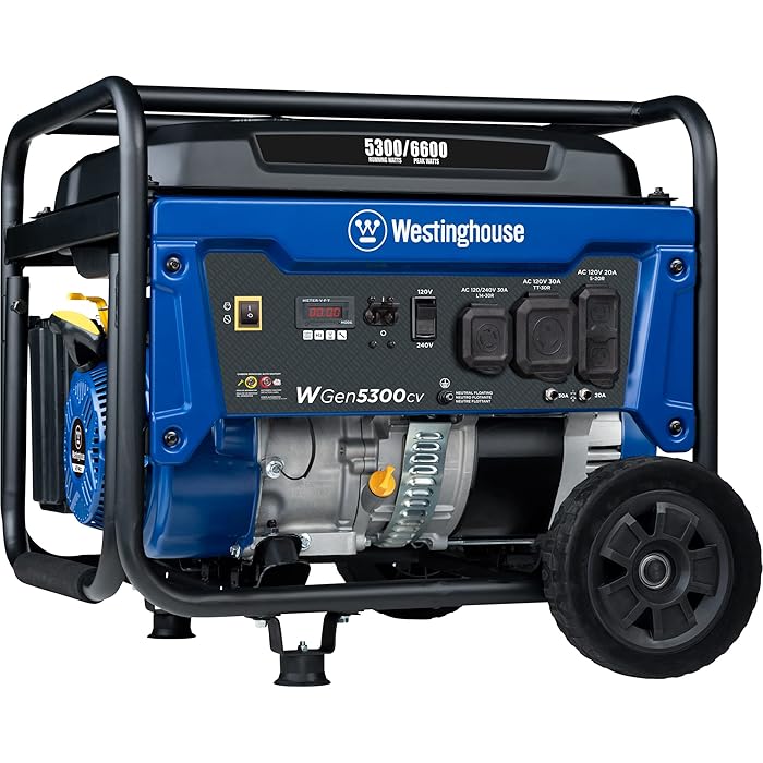 Buy Westinghouse Outdoor Power Equipment WGen5300cv Portable Generator