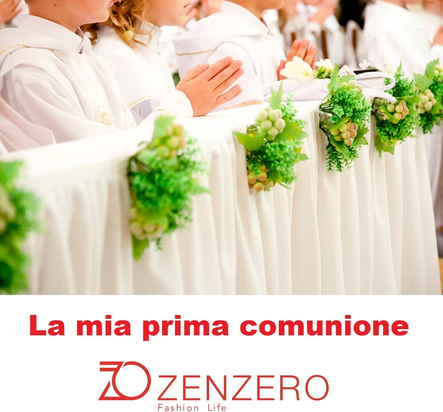 ZENZERO® - KIT COMPLETO per FESTA di Prima COMUNIONE - 16 Tovaglioli di Carta, 12 Bicchieri di Carta, 12 Piatti, 12 Piattini - ( 3 Kit - 156 pezzi)