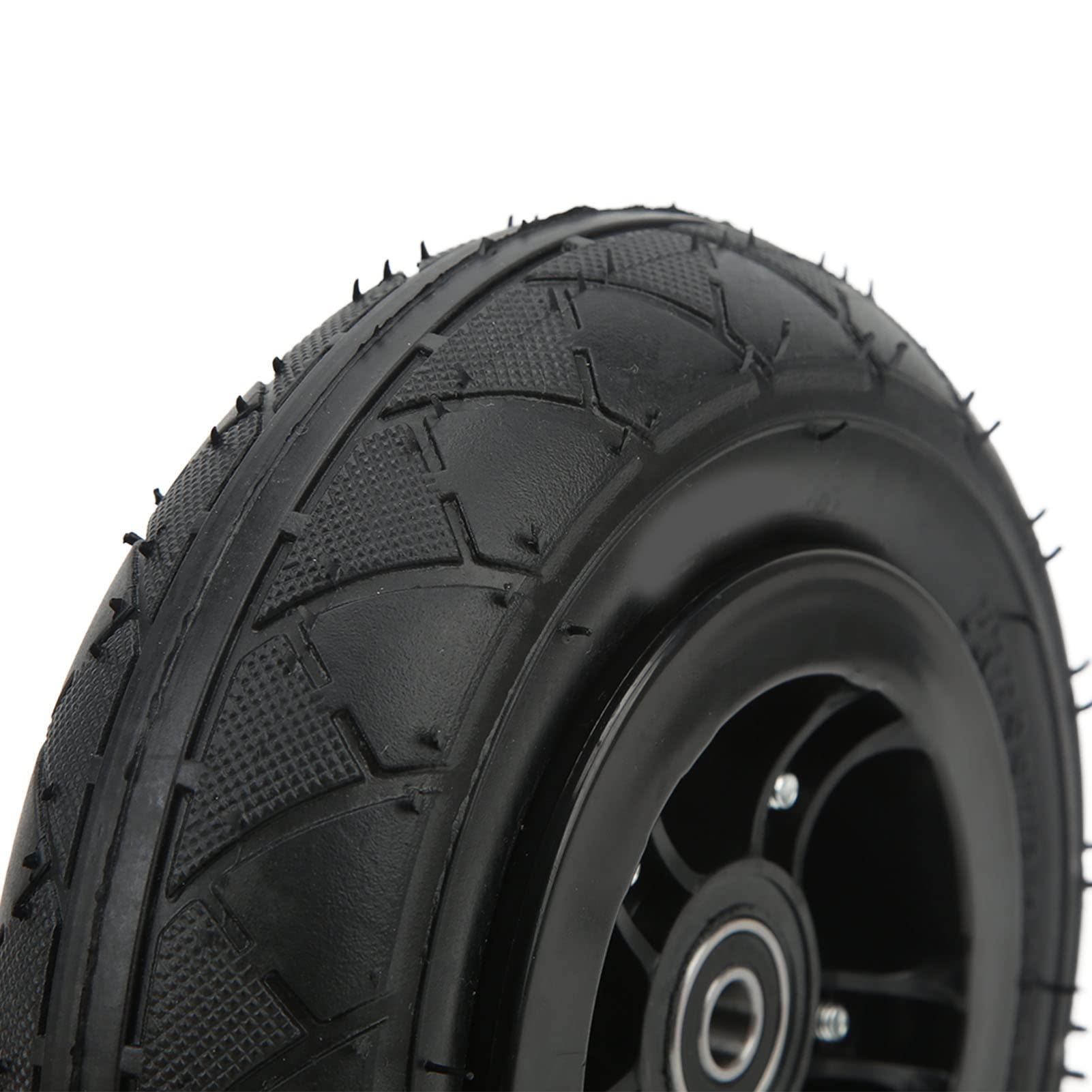 Roue de skateboard tout-terrain, roue de skateboard de 8 pouces avec pneu pneumatique 20 cm/7,9 pouces antidérapant Kit de conversion de scooter de montagne pour remplacement