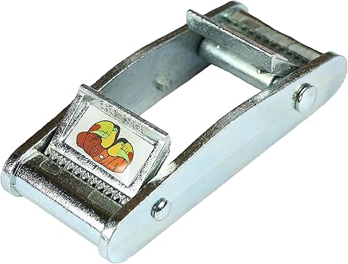 Twocam - Hebilla de cincha de doble cara de metal sin coser, 1 pulgada, 2 unidades