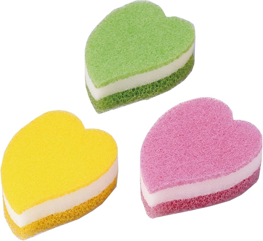 Amazon｜アイセン ハートクリーナー ソフト 3色組 250847｜キッチン
