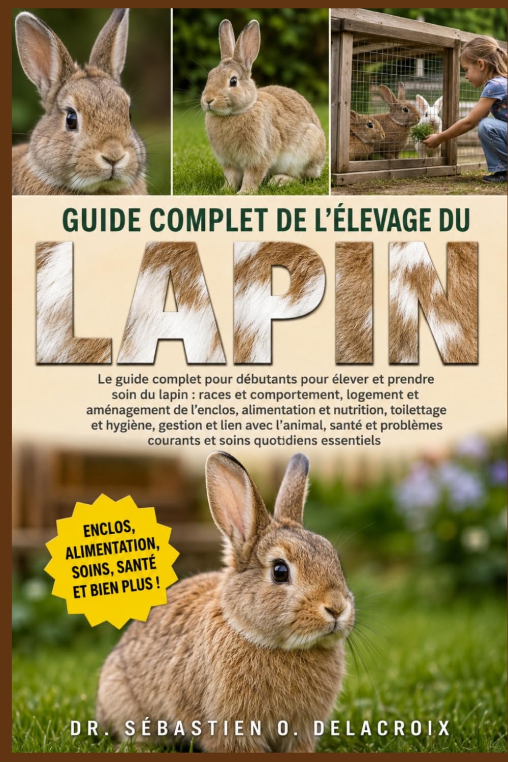 GUIDE COMPLET DE L’ÉLEVAGE DU LAPIN: Le guide complet pour débutants pour élever et prendre soin du lapin : races et comportement, logement et.....courants et soins quotidiens essentiels