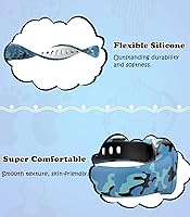 Vista 3 de MoKo Paquete de 2 correas compatibles con Garmin Vivofit JR 3 Tracker, correa de repuesto ajustable con patrón de impresión de silicona suave