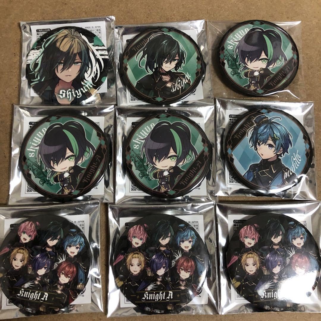 Amazon | KnightA しゆん、まひとくん 缶バッジ | バッジ | おもちゃ