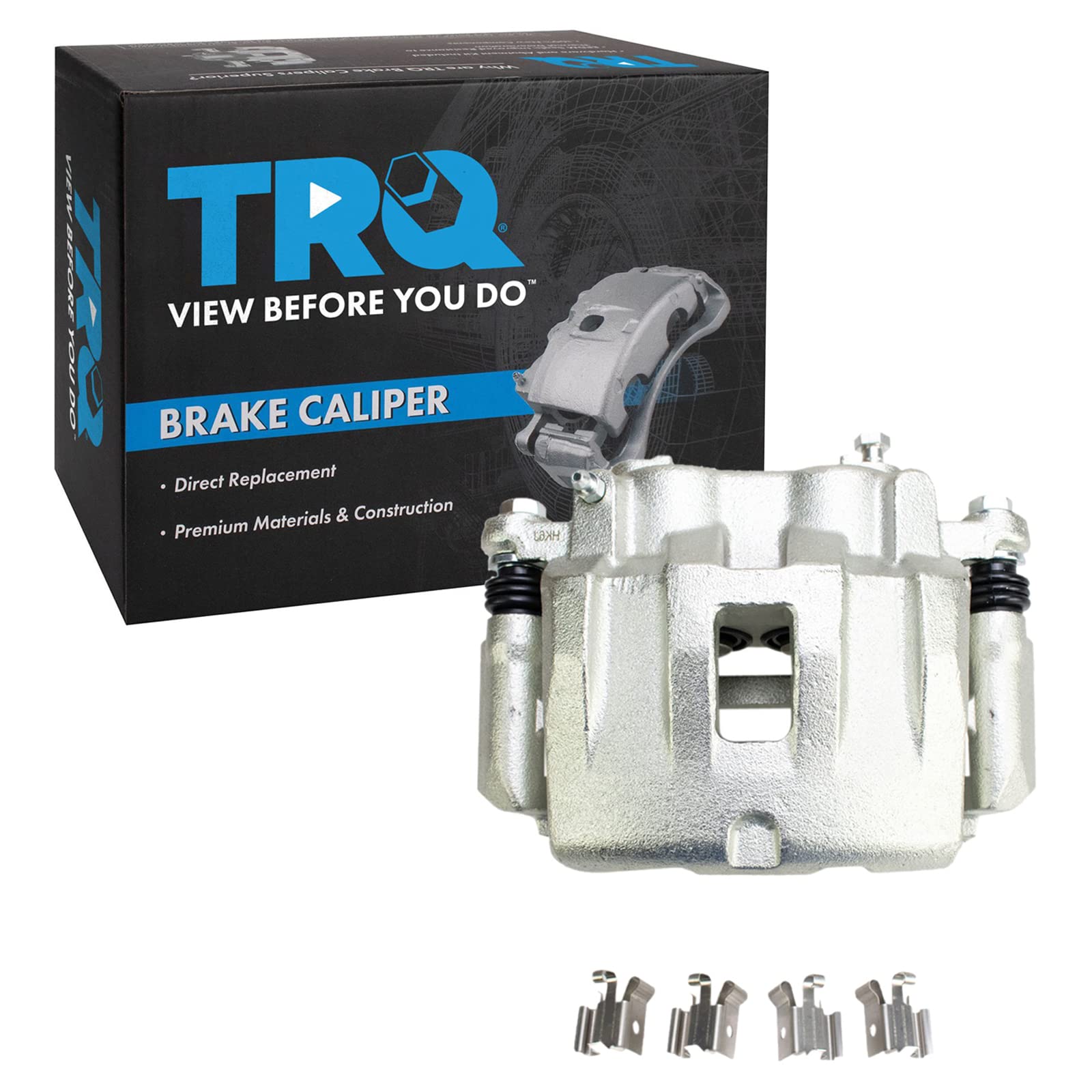 TRQ Front Right Brake Caliper w/Bracket Passenger Side