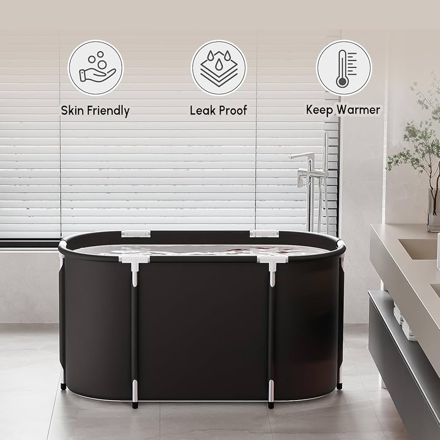 XICIKIN Ice Bath Tub 129 Gallon Cold Plunge Tub Portable