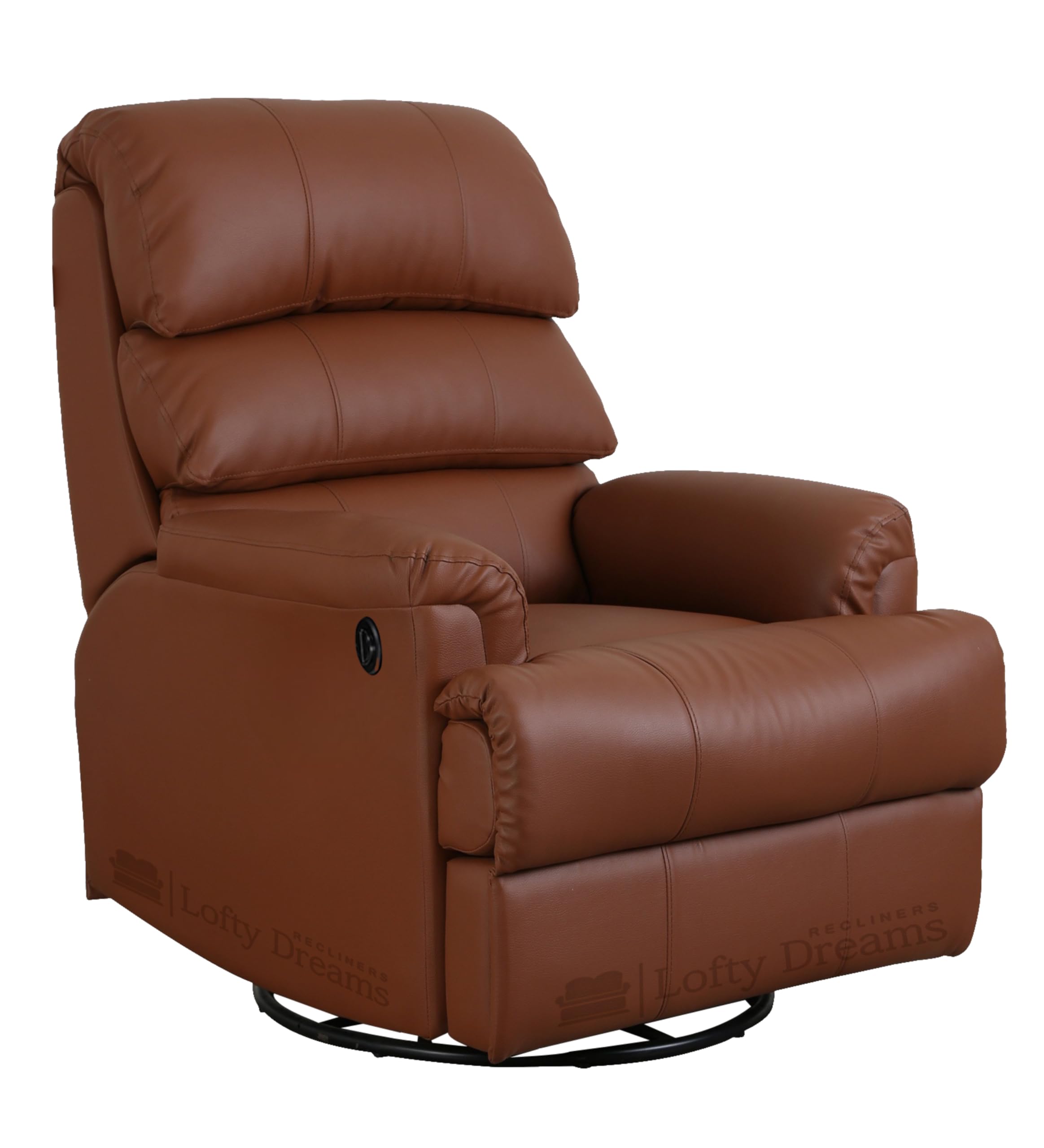 Automatic Recliner Sofa 1 Seater - Luxurious Design, Plush Support, Durable Build, and 5-Year Warranty for Ultimate Comfort