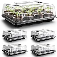 Vista 7 de Bandejas redondas de 12 celdas para macetas de semillero gruesas y duraderas, bandejas de transporte para sostener macetas de 4 pulgadas