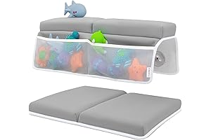 Bath Tub Essentials: Baby Bath Kneeler and Elbow Rest Pad Set for...