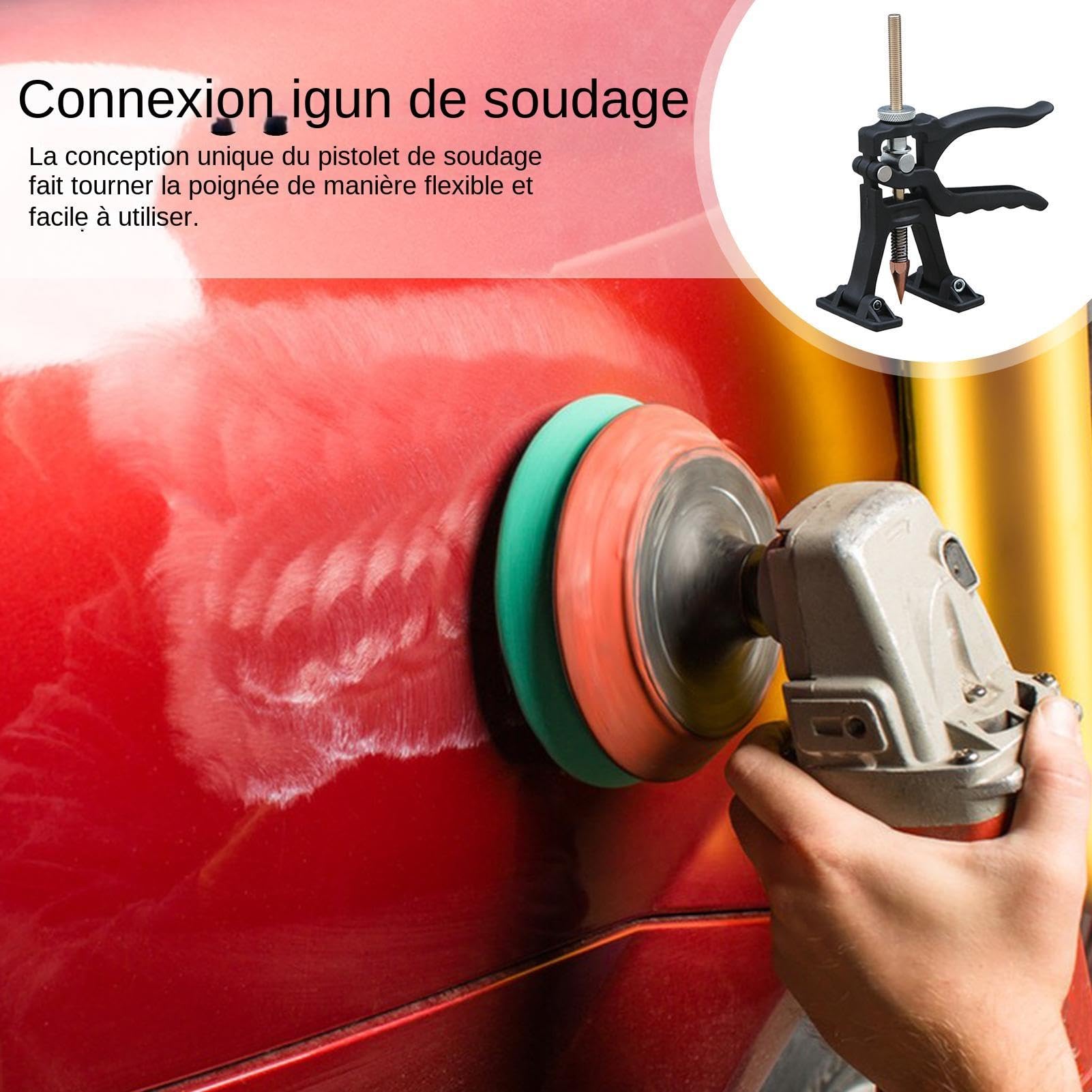 Strumenti di riparazione automobilistica in lamiera, rimozione ammaccature