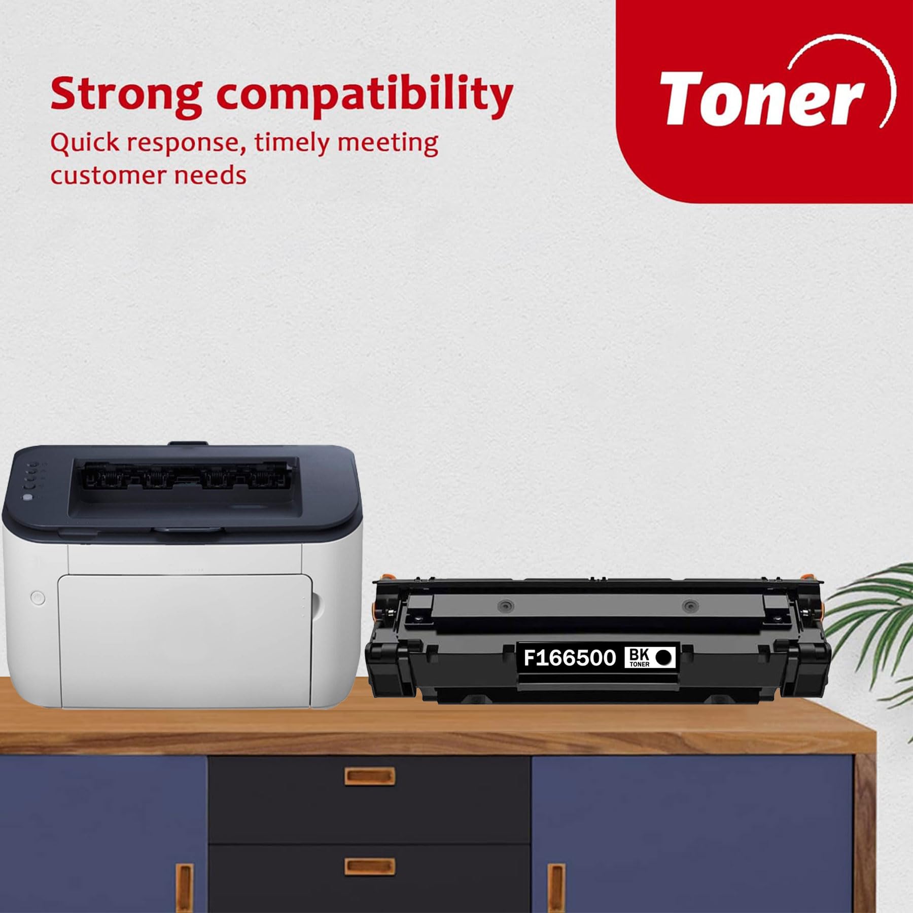 Amazon.com: F166500 Black Toner Cartridge 1-Pack Replacement for