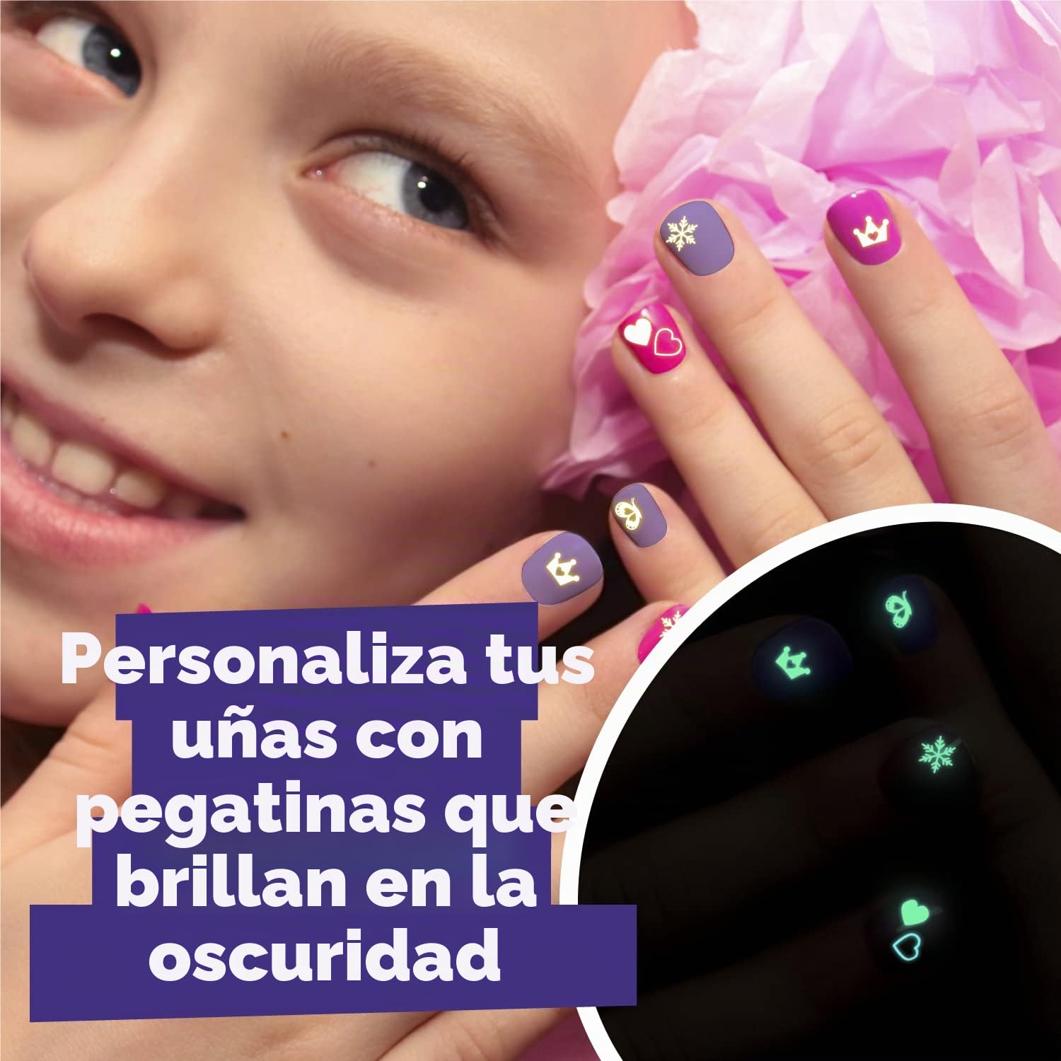Science4you - Estudio de Uñas para Niños +8 Años - Set de Manicura para Niñas: Experimentos para Hacer Pintauñas Brillantes (80003271)