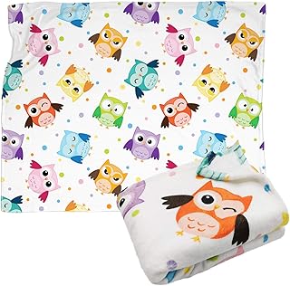 ZUMAS Cute Owl Pattern Flannel Fleece Funny Throw Blankets  Lightweight Super So - Compare price