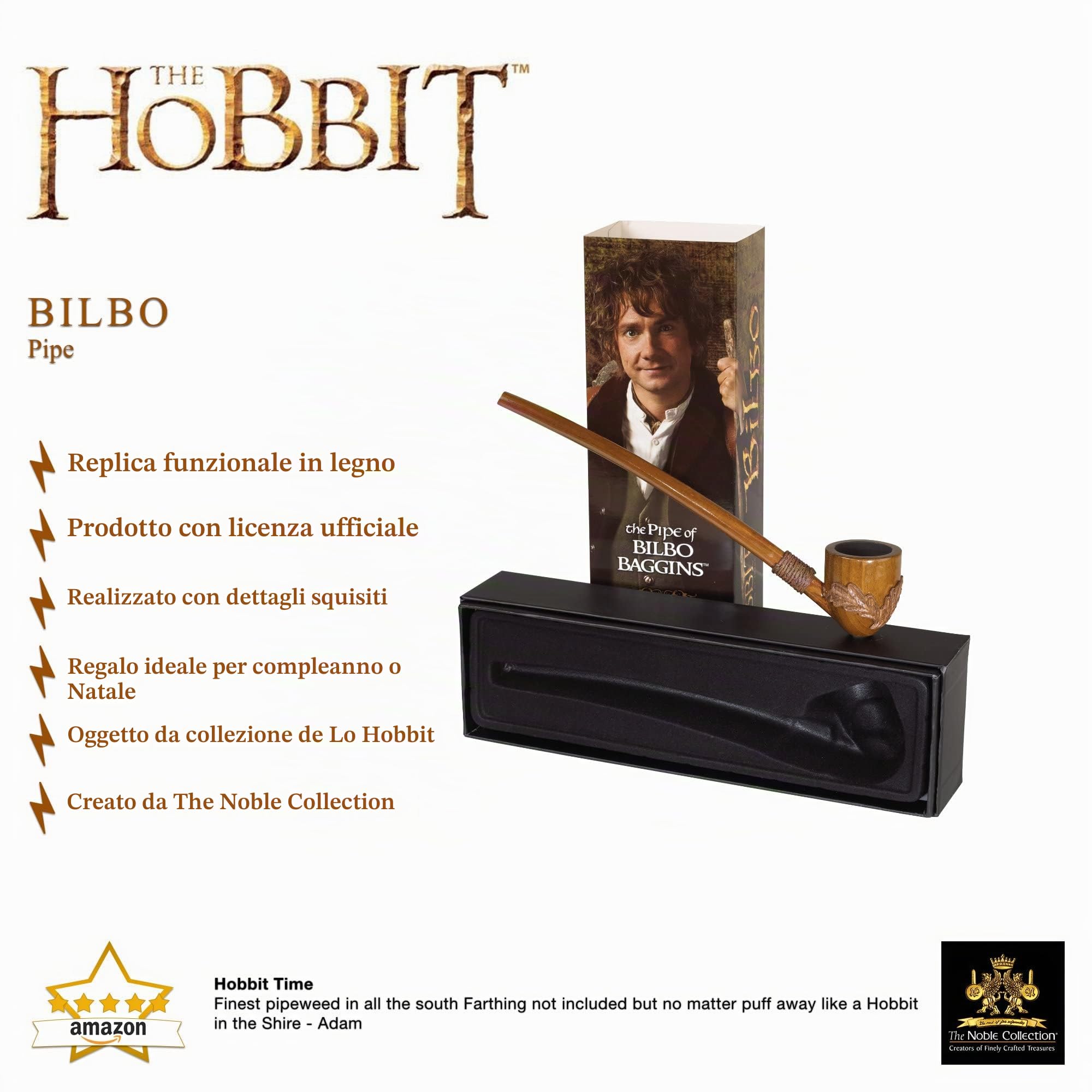 La nobile Collezione Il tubo Hobbit di Bilbo Baggins