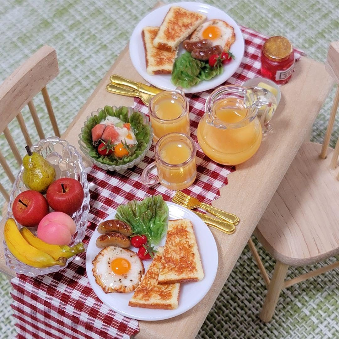 ミニチュアフード パーティーフードセット ～ダイニングテーブルセット付き～ ミニチュアフード パーティーフードセット ～ダイニングテーブル