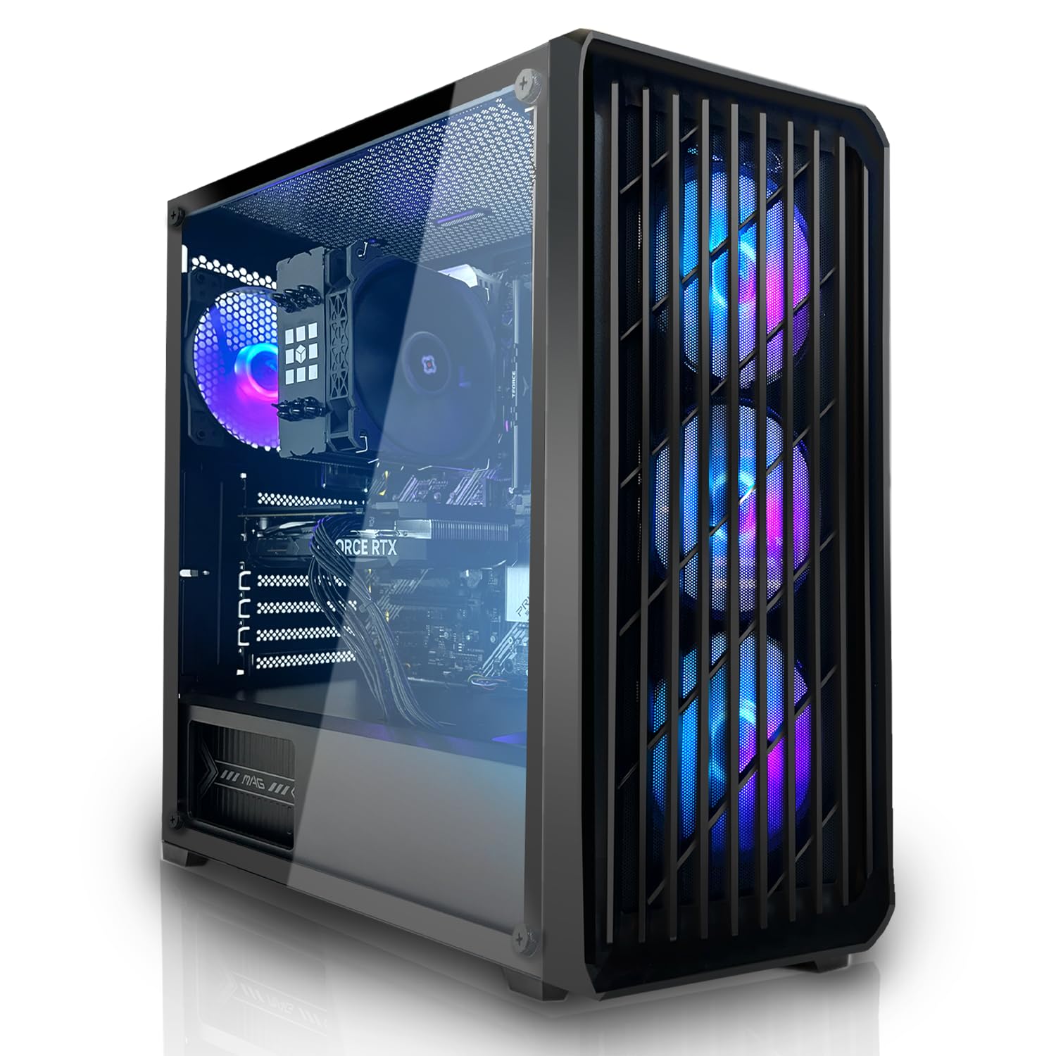SYSTEMTREFF Basic Gaming PC AMD Ryzen 5 8500G 6x5GHz | Radeon 740M 4K HDMI DX12 | 1TB M.2 NVMe | 16GB DDR5 RAM | Windows 11 | WLAN Desktop Computer Rechner für Gamer, Zocker