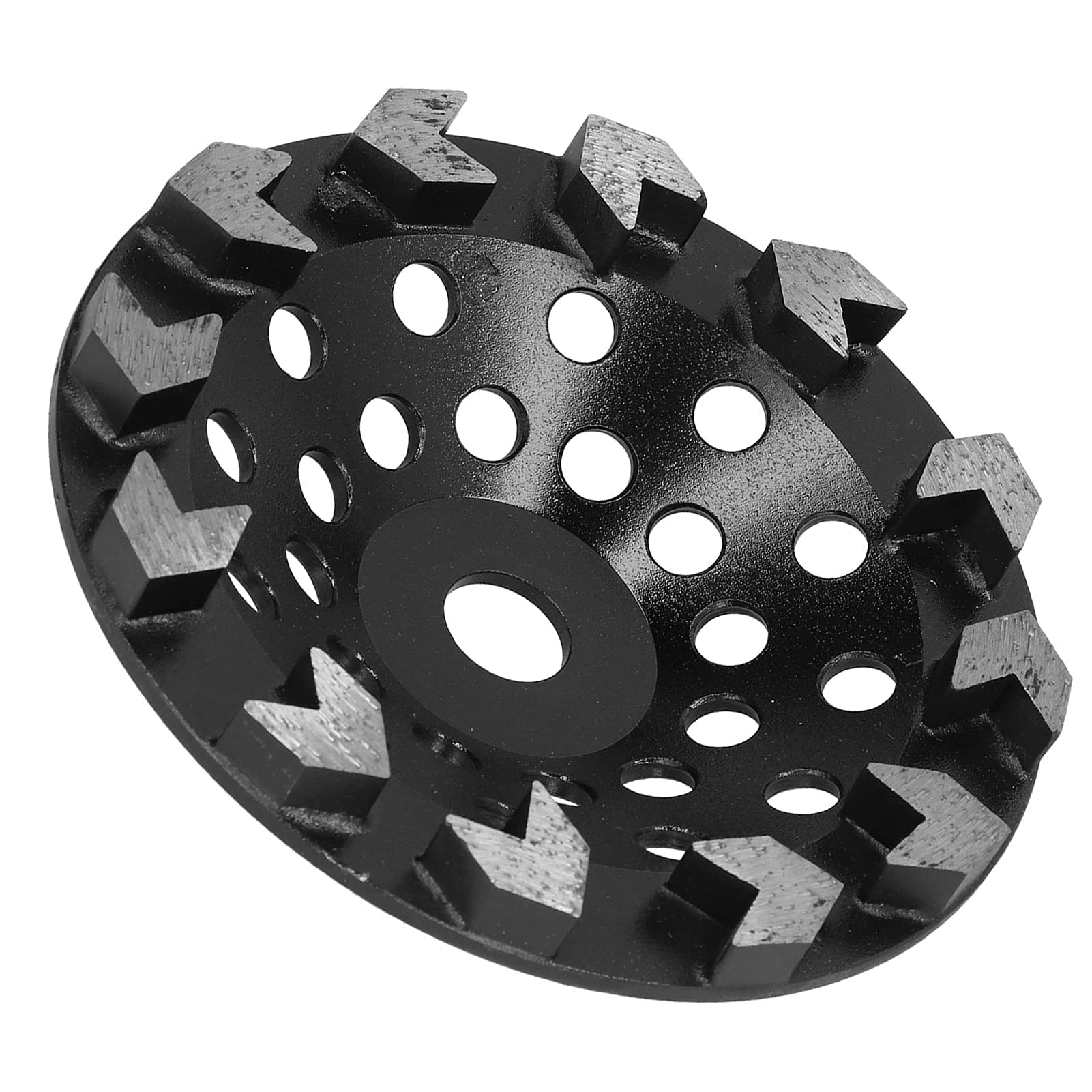 ： Meule Diamantée 180 Mm 10 Dents pour Béton, Pierre, Ciment – Accessoire de Meuleuse d'angle pour Ponçage, Préparation de Nivellement – Disque de Meulage avec Corps en Acier pour Usage