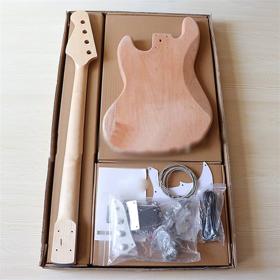 Amazon | エレキギター DIY 半完成品 組み立て 改造ギターセット