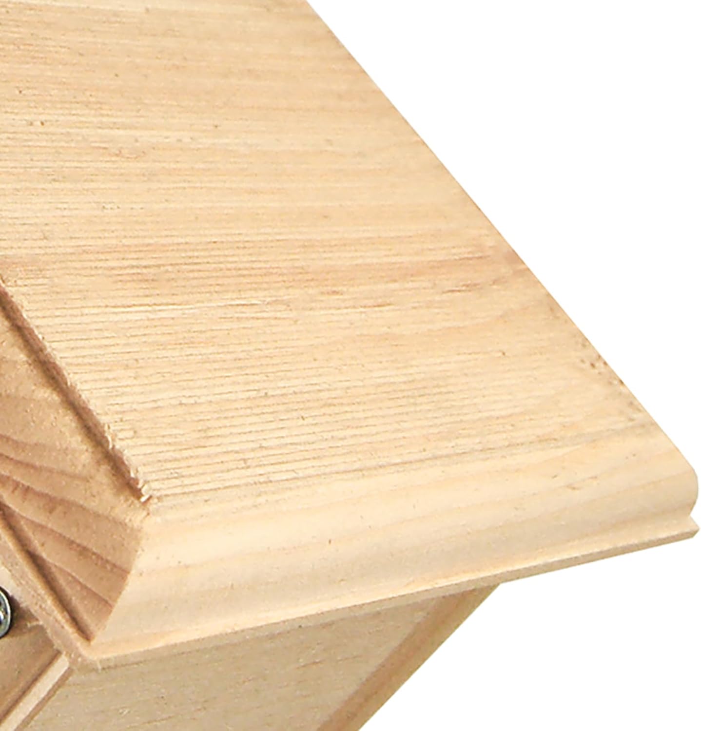 Hanging Carolina Wren House | Handcrafted Nest Box for Wrens | 1" Thick Pine for Superior Insulation | Easy Clean-Out | Ventilated | 7.5"x7.5"x7.5" | Made in USA | Coveside Bird Habitat