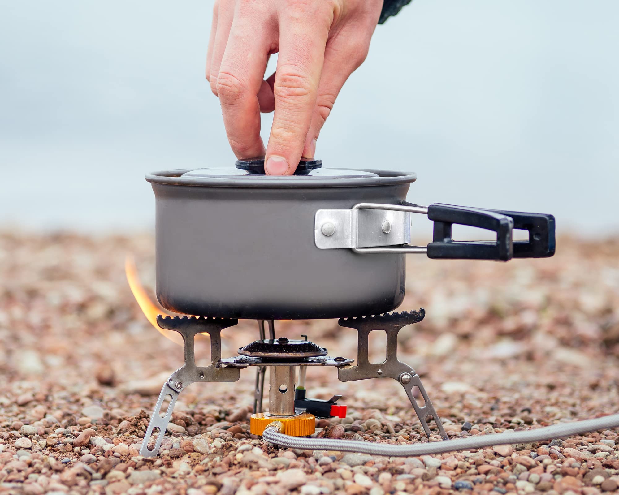 Brunner 0802026N Set Pentole Popote Outdoor in Alluminio Packpot Ultralite 20, per 4/5 Persone