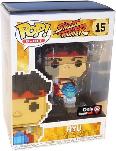 Miniatura 2 de Funko Ryu - Street Fighter 8-Bit Pop! Figura de vinilo #15 GameStop Exclusive