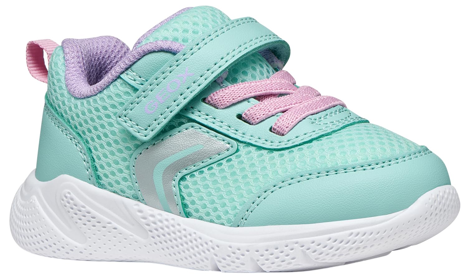 Geox Boy's B Sprintye Girl D Sneaker, Watersea Pink, 8.5 UK Child