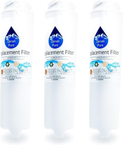 Miniatura 2 de Paquete de 3 filtros de agua de repuesto GSWF para refrigerador GE, General Electric, Kenmore – Compatible con GE GSWF, Kenmore 9914, GE