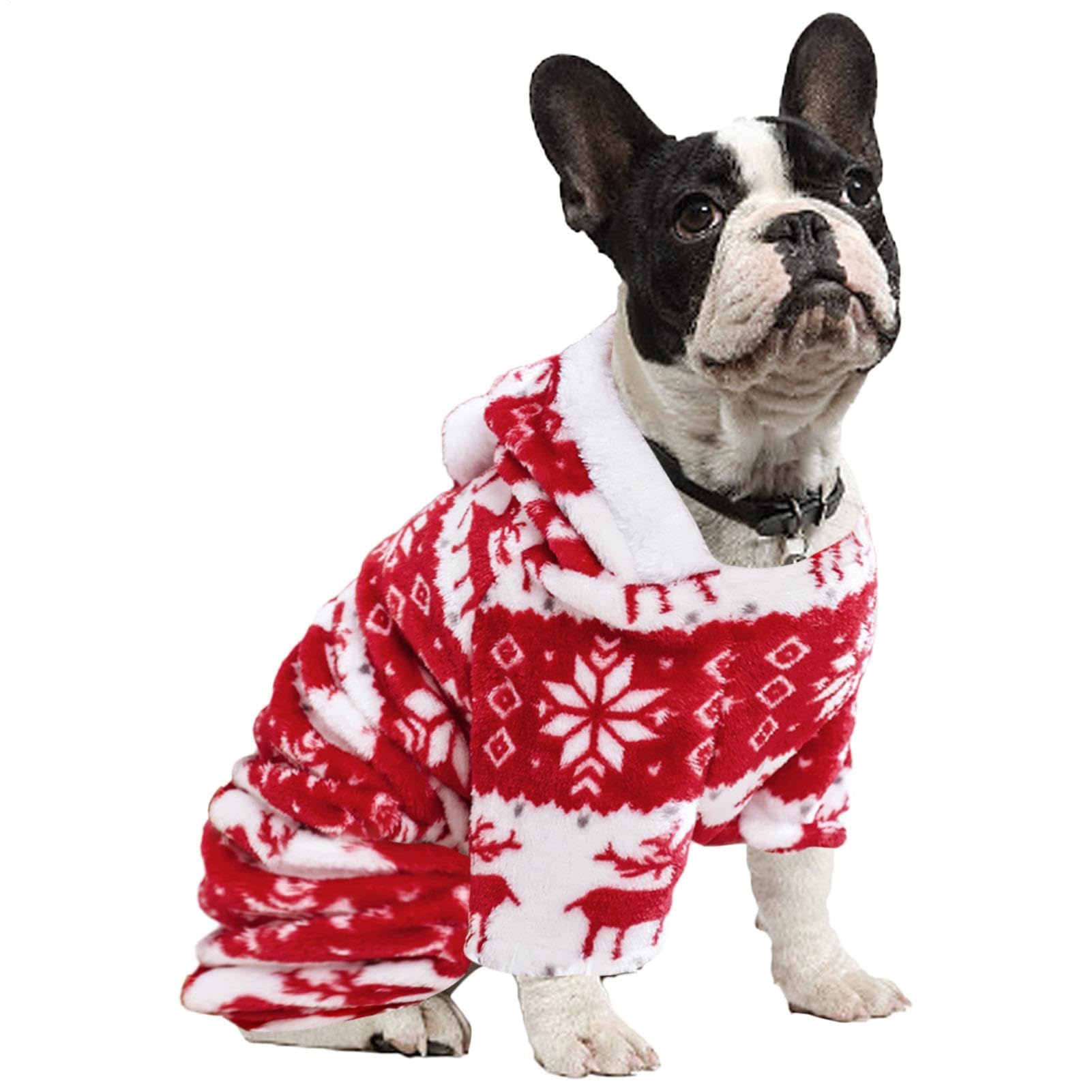 Dog Christmas Outfit, Warm Sweaters for Holiday Knitted Christmas Costume Dog Winter Sweater Elk Sweater New Year