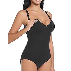 Tummy Control Nursing Bodysuit, Seamless Breastfeeding Body Shaper, Postpartum Sculpting Snatched Waist Bodysuit