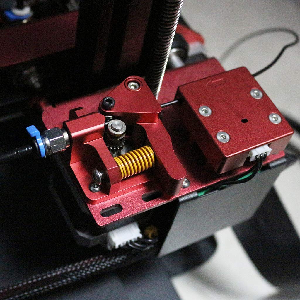 Kit de mise à niveau pour extrudeuse en aluminium TUZUK Dual Drive Extruder pour Tornado/CR-10 / CR-10S / CR-10S Pro/Ender 3 / Anet A8 Mega Wanhao i3 Anycubic (main droite)