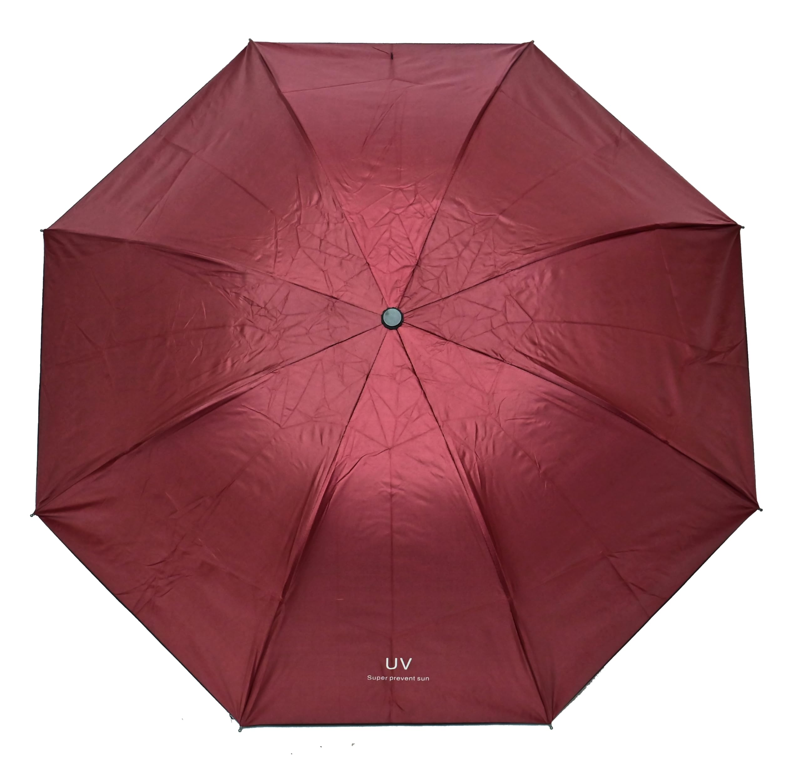 SOLID COLOR UV PROTECTION COMPACT EASY TO CARRY UNISEX 3 FOLD UMBRELLA-picture-42