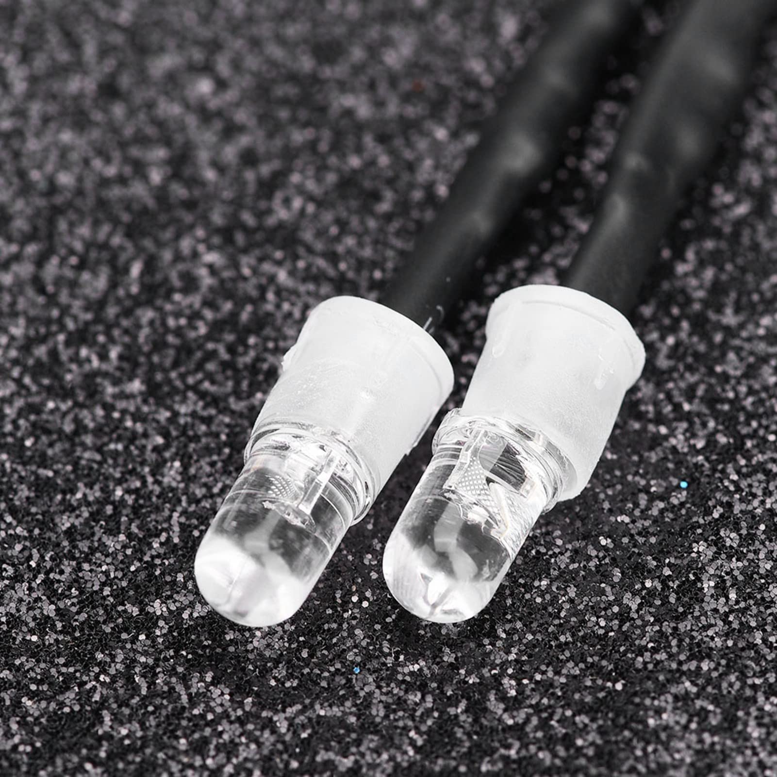 Zestawy RC LED Light, 2szt 5mm Reflektory Akcesoria RC Światła LED dla 1/10 Model Drift Car Vehicle (9# White Light)
