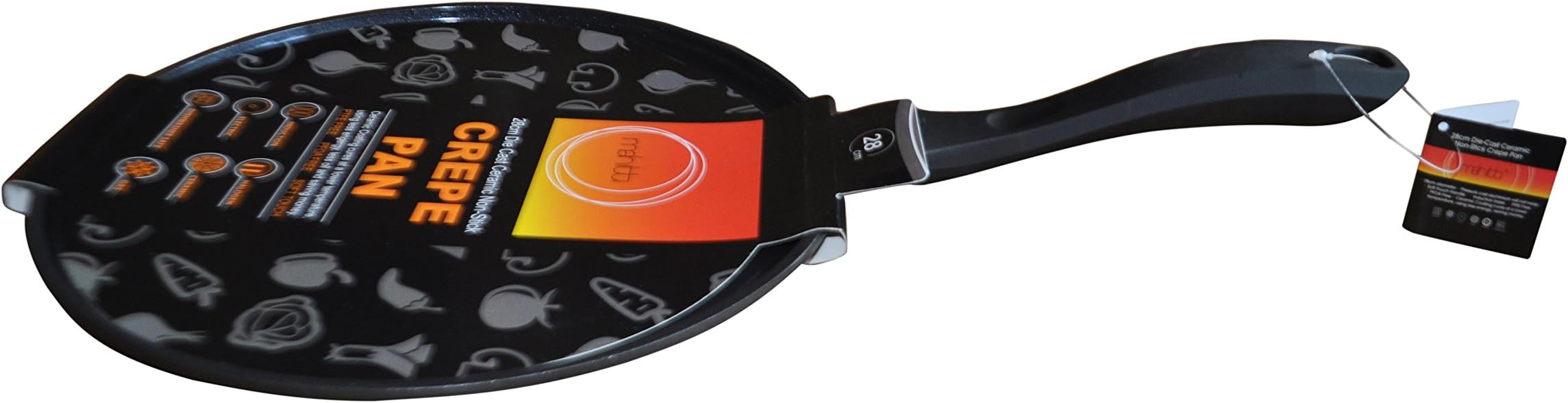 Mahitti 28cm Die Cast Ceramic Crepe Pan