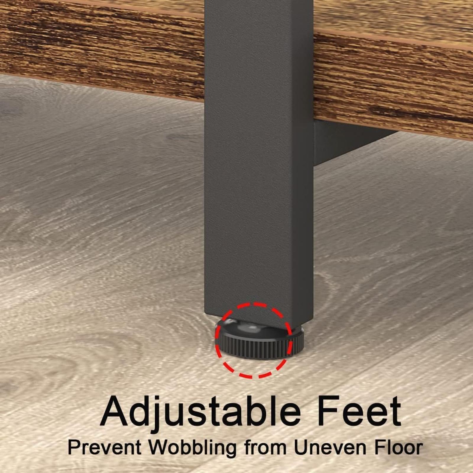 Scaffalature Alte a 5 Livelli, Scaffalature per Stoccaggio in Legno E Metallo, Scaffalature Multiuso dal Pavimento al Soffitto a più Livelli, Ampio Scaffale Espositivo Aperto